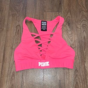 PINK Sexy Criss Cross Sports Bra